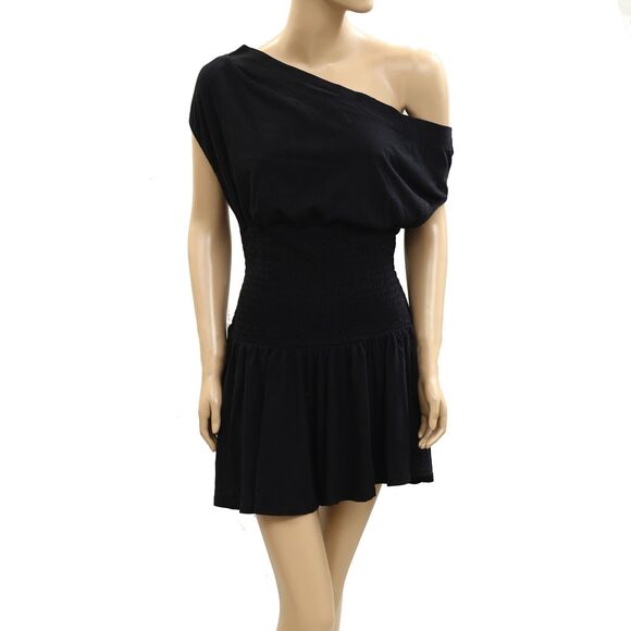Free People Free-Est Scorching Hot Mini Dress Smocked Off The Shoulder M 286005 - Picture 5 of 9